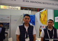 Fengyun Jiang and Yi Liu with Xi'an Jibainong Biotech